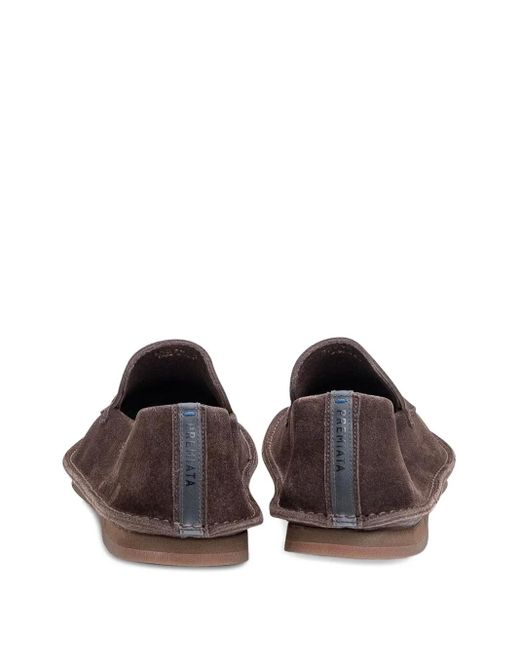 Premiata Brown Suede Loafers for men