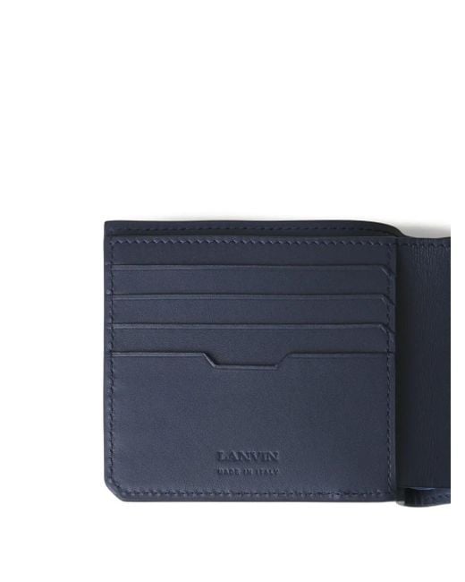 Lanvin Blue Leather Wallet for men