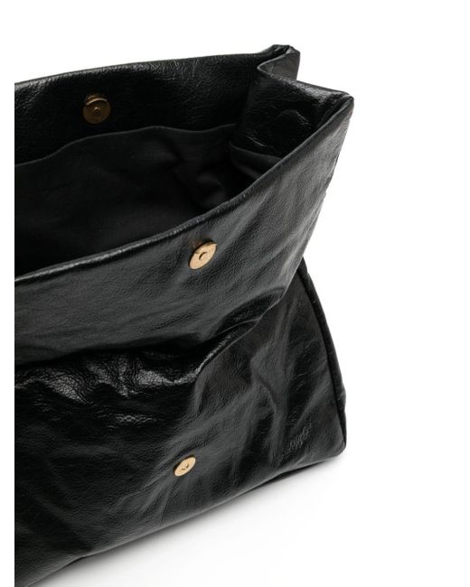 Balenciaga Black Monaco Leather Clutch Bag