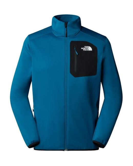 The North Face Crest Jack Met Rits in het Blue voor heren