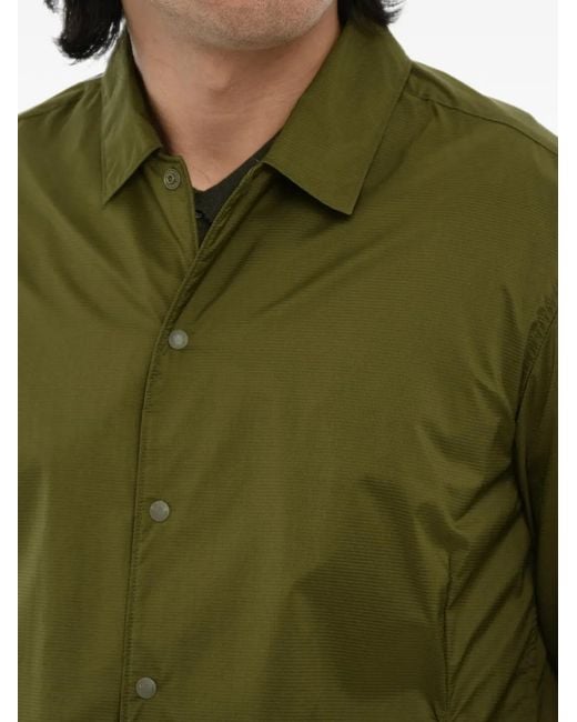 Woolrich Green High Aeration Overshirt for men