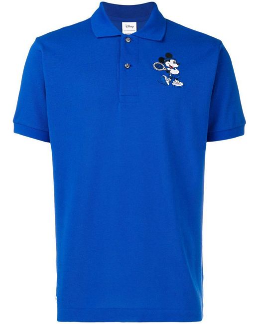 Lacoste Blue Tennis Mickey Mouse Polo Shirt for men
