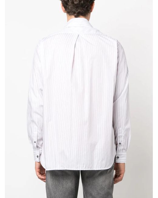 sunflower Blue Please Striped Cotton Shirt for men