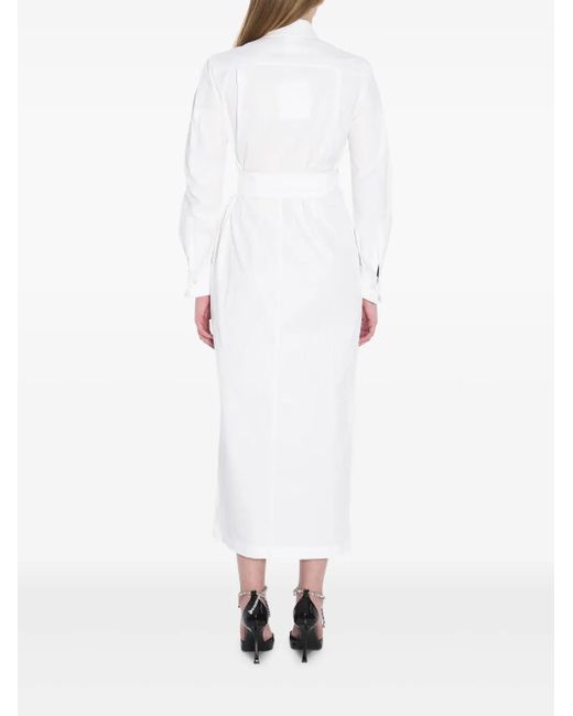 Max Mara White Balzac Shirt Maxi Dress
