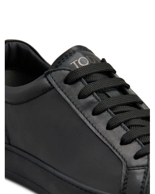 Tod's Leren Sneakers in het Black voor heren