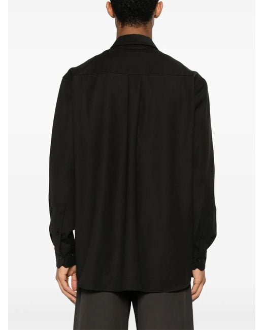 Soulland Black Derry Zipped Shirt for men