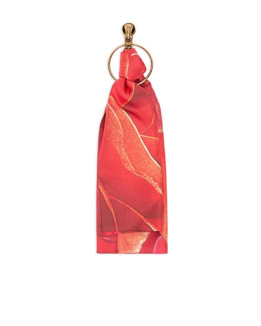 Roberto Cavalli Red Logo-Engraved Earrings