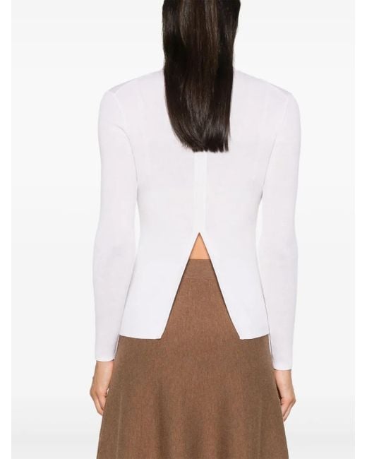 P.A.R.O.S.H. White Sweaters Cream