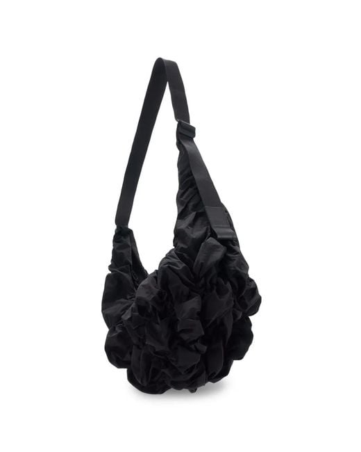 Côte&Ciel Black Gathered Shoulder Bag