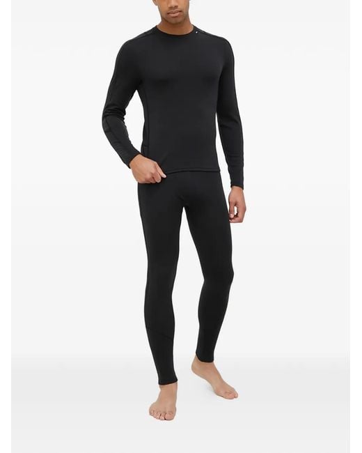 Helly Hansen Black Elasticated Trim Leggings for men