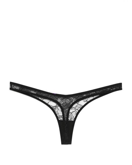 Maison Close Black Flashback Thong