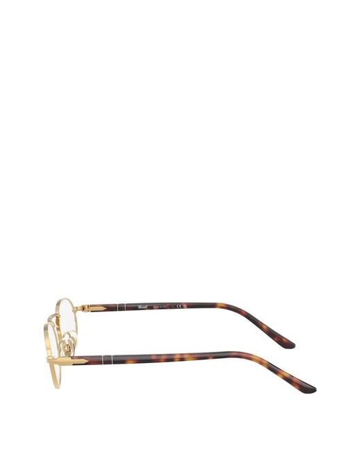 Persol White Oval-Frame Glasses