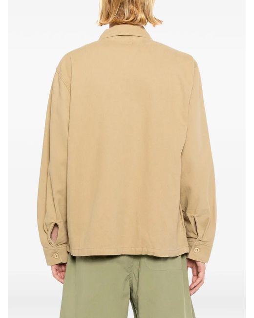 Stan Ray Natural Logo-Patch Shirt Jacket for men