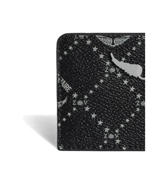 Zadig & Voltaire Passe Pasjeshouder Met Monogram in het Black