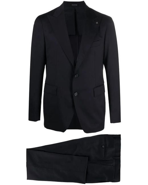 Tagliatore Blue Single-Breasted Tailored Suit for men