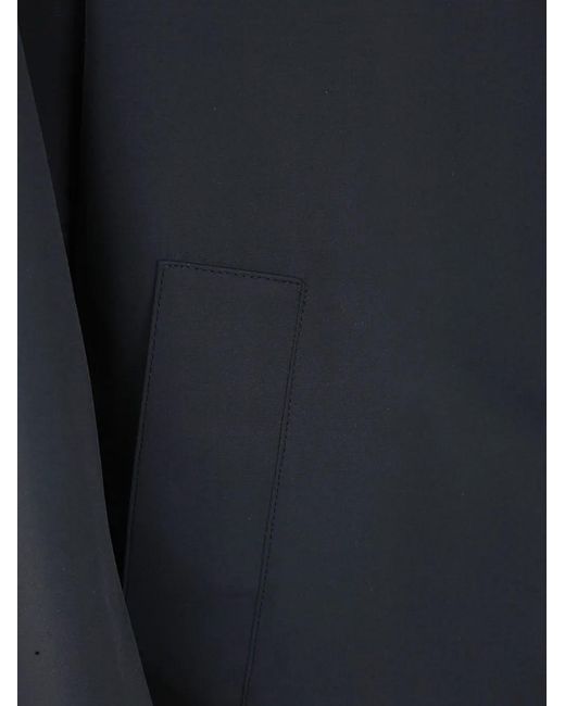 KIRED Blue Button Trench Coat for men