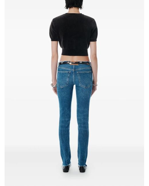 Alexander Wang ショートスリーブ ニットトップ Blue