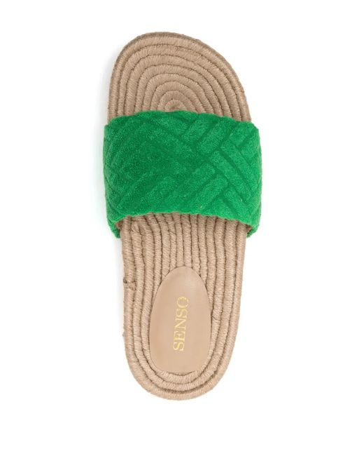 Senso Green Isobel Open-Toe Espadrilles