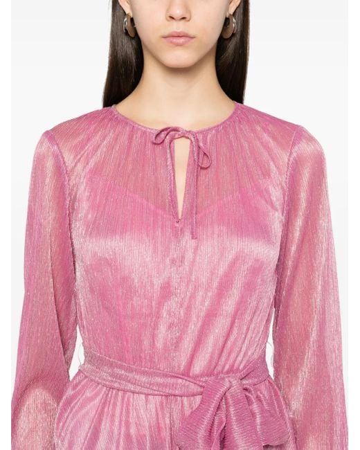 Talbot Runhof Pink Polyester/Metall/Cupro/Elastan