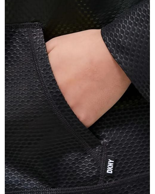 DKNY Black Zip-Up Hoodie
