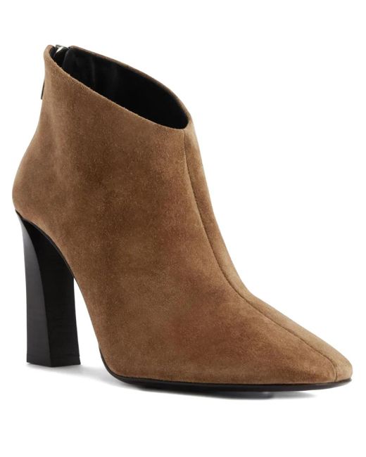 Giuseppe Zanotti Brown 90Mm Losie Suede Ankle Boots