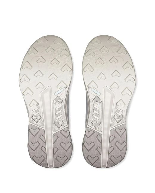 On Shoes White Cloudhoriz 2 Mesh Sneakers