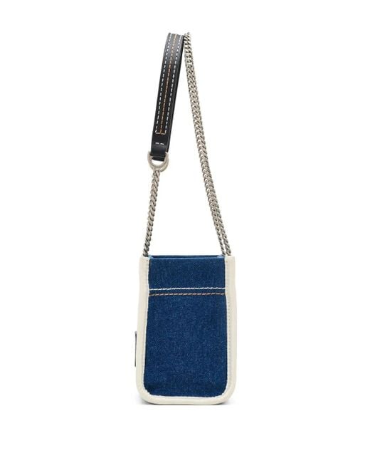 Marc Jacobs Blue The Mini Tote Bag Denim