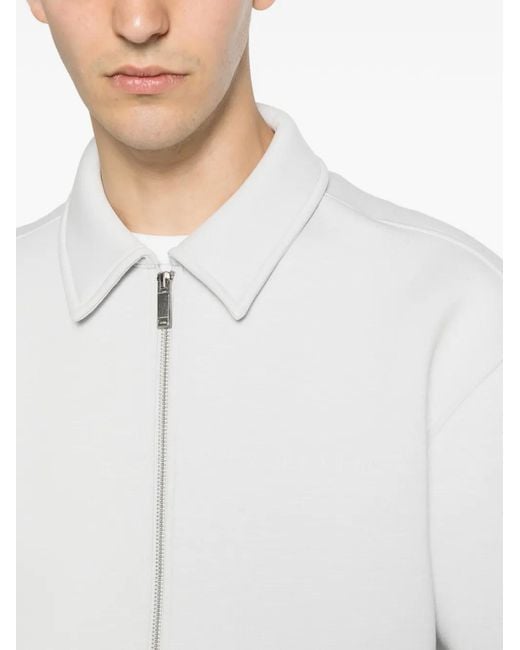 Calvin Klein White Zip-Up Jacket for men