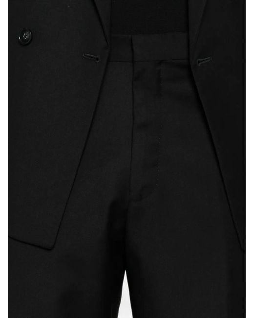 época Black Maestrale Double-Breasted Suit for men