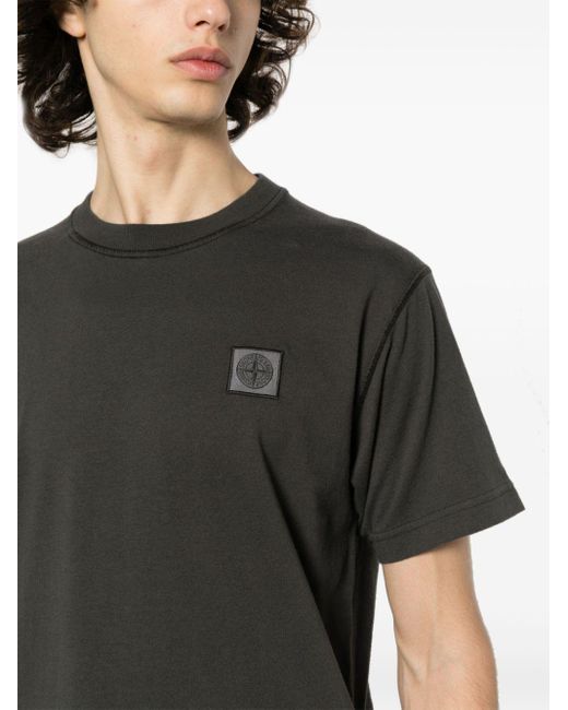 Stone Island Black T-shirt Clothing for men