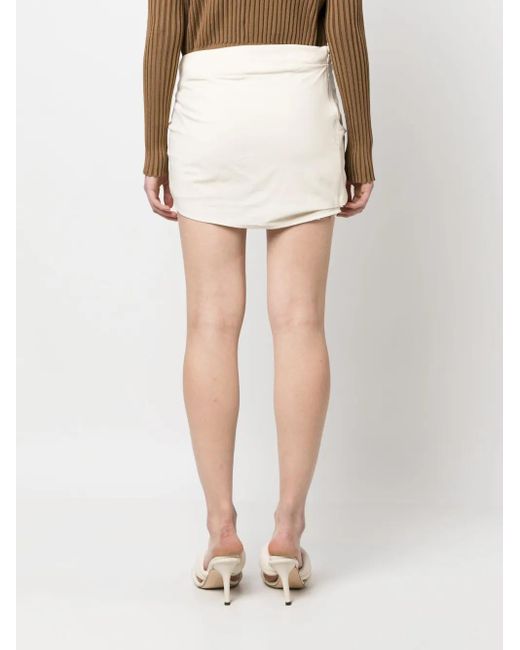 Jacquemus Natural 'la Jupe Baonio' Miniskirt