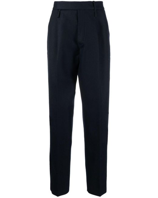 Gucci Blue Light Cashmere Tailored Trousers