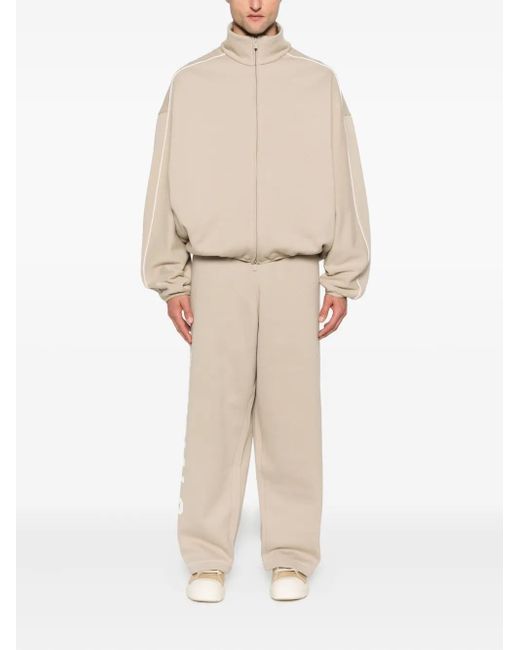 Fear Of God Natural Zip-Up Track-Detail Sweatshirt for men