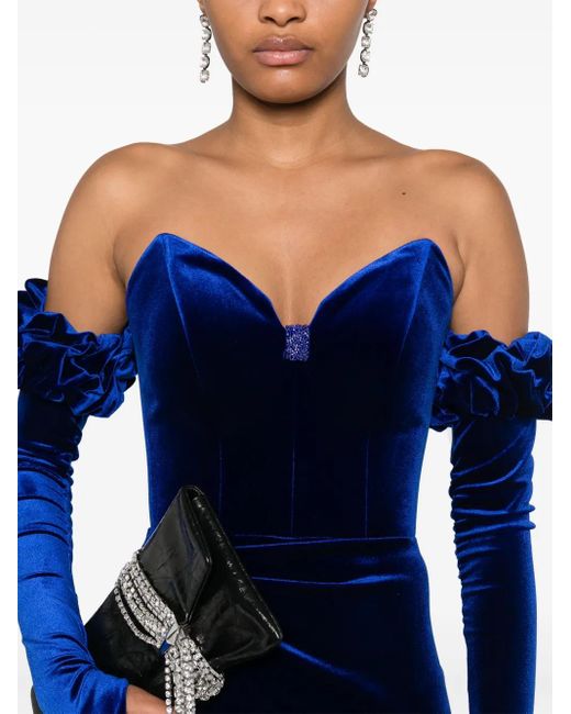 Cristallini Blue Brigitte Gown