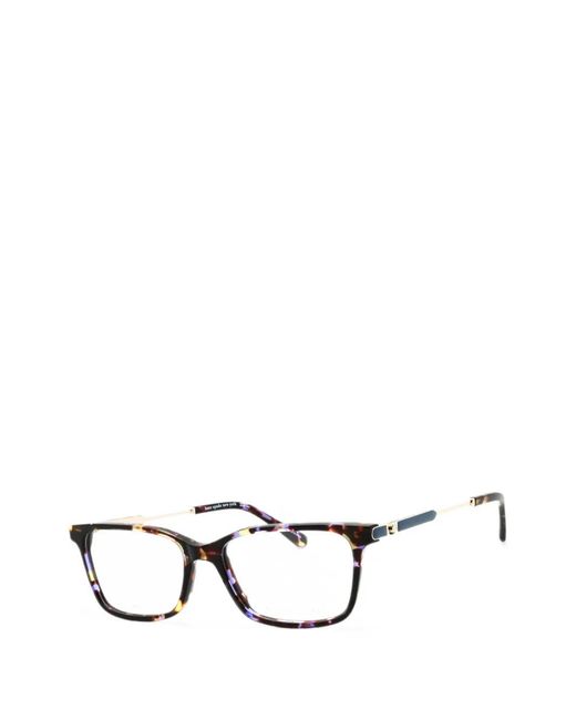 Kate Spade Purple Melody Rectangle-Frame Glasses