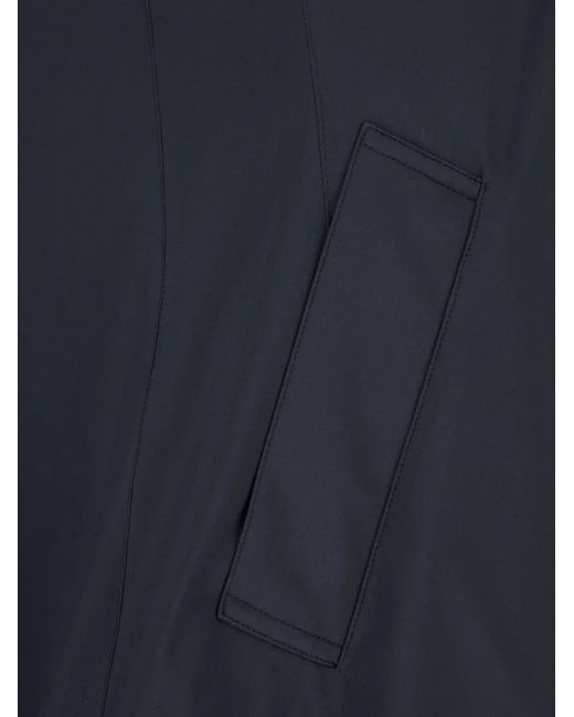 KIRED Blue Reversible Wool Coat for men