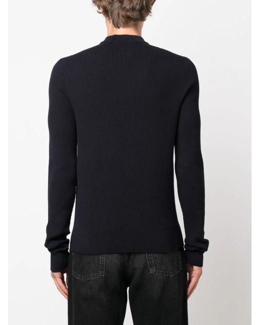 Balmain Blue Knitwear for men