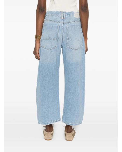 Drykorn Blue Derive Patch-Pocket Jeans
