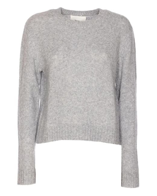 Lisa Yang Gray The Mira Kaschmirpullover Mit Rundhalsausschnitt