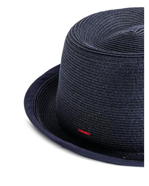 Casey Casey Blue Straw Hat for men
