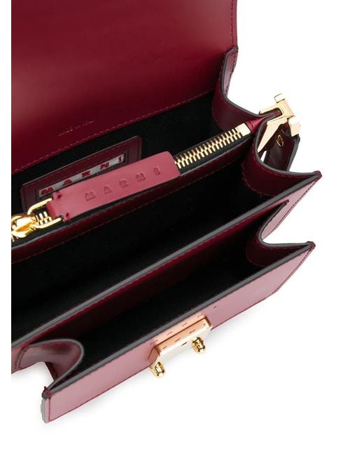 Marni Red Mini Trunk Bag