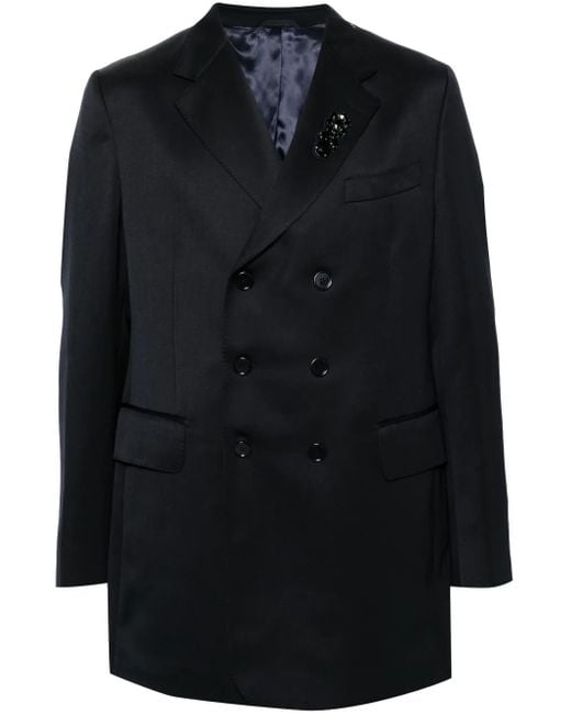 Simone Rocha Black Venetian Blazer for men