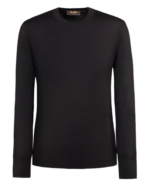 Pull À Col Rond Moorer en coloris Black