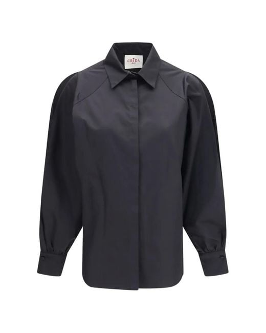 CRI.DA Blue Mughetto Cotton Shirt
