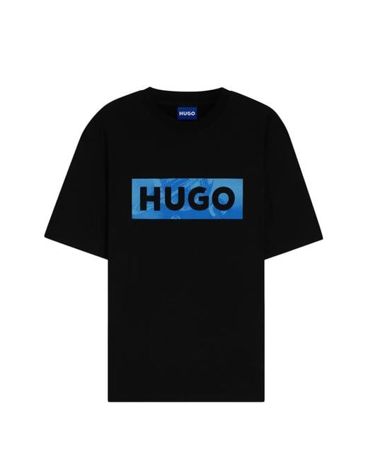 HUGO Black Logo T-Shirt for men
