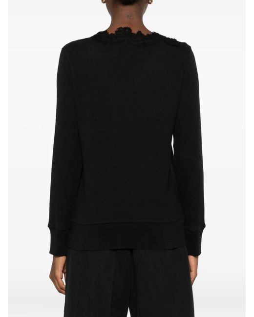 Ermanno Scervino レーストリム セーター Black