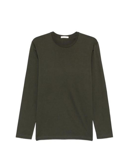 The Row Green Leon Long-Sleeve T-Shirt for men