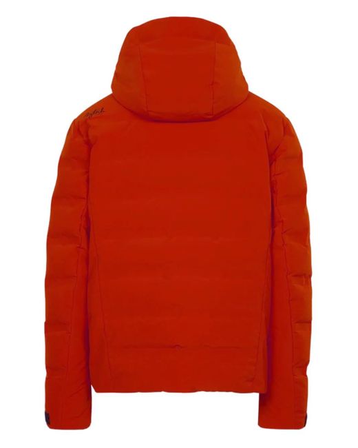 Aztech Mountain Red Hooded Nuke Ski Jacket for men