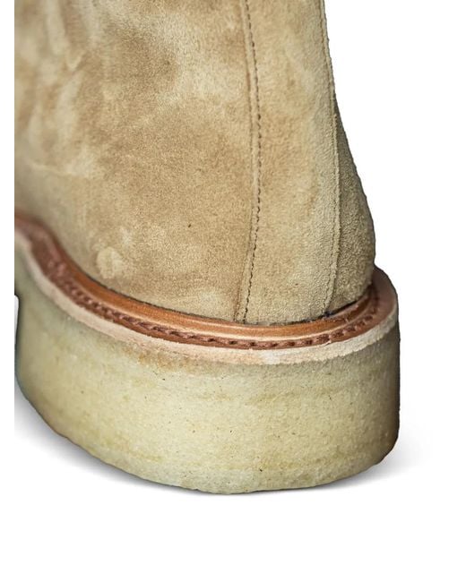 Fortela Natural X Trickers Lace-Up Suede Boots for men