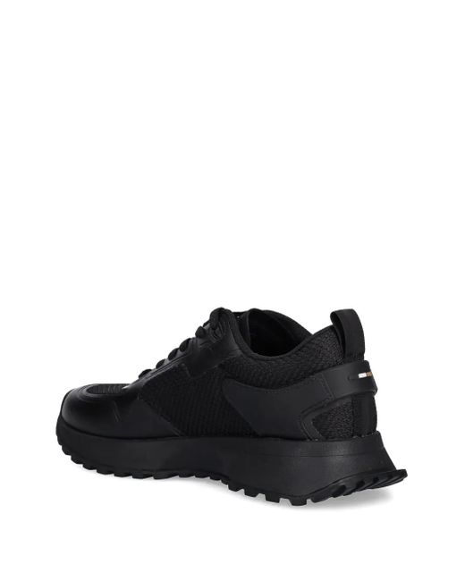 Boss Black Baskets Griffées À Détails En Résille for men
